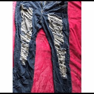 NWOT Distressed Denim Jeans
